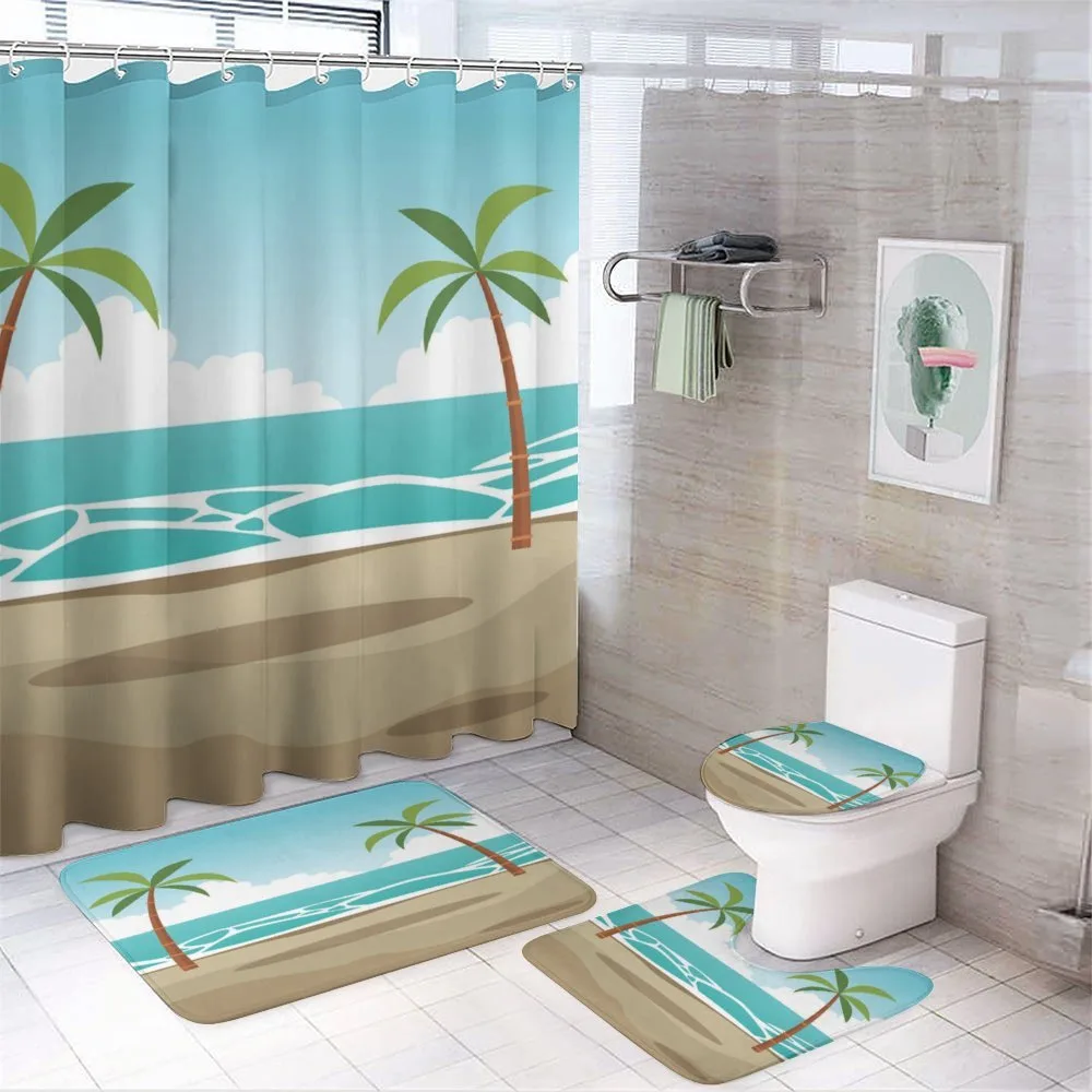 Ocean and Palm Trees — Your design