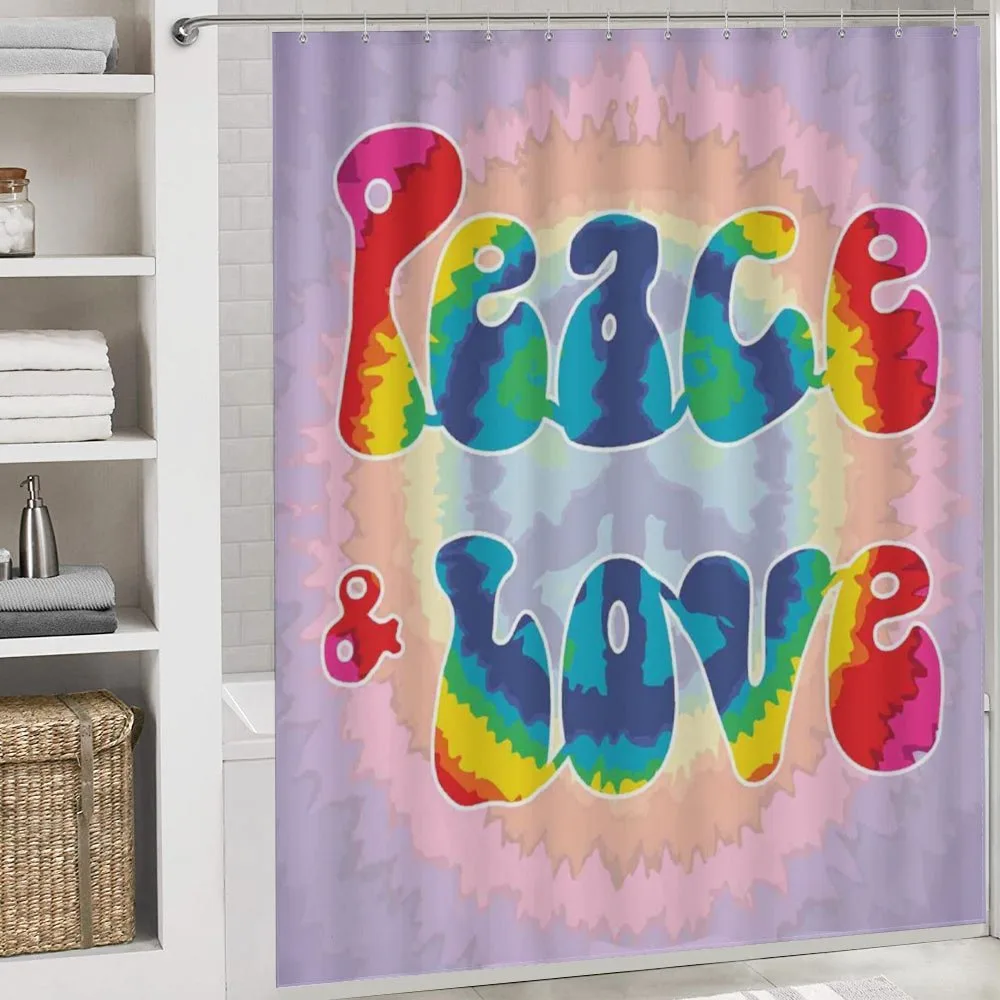 Peace Love Tie Dye Effect — Detail 4