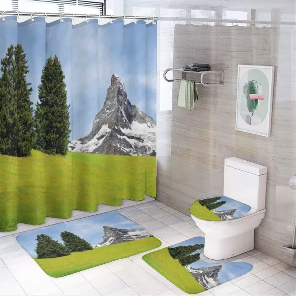 Peaceful Summer Day on a shower curtain