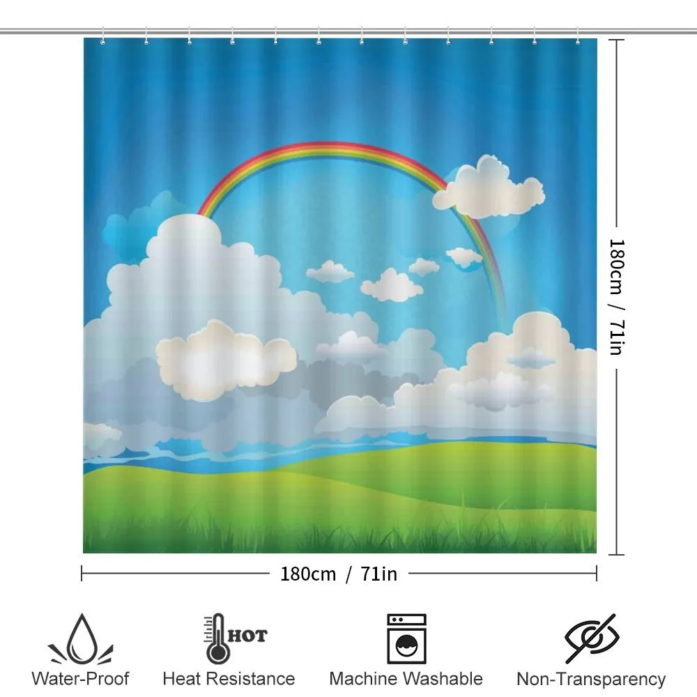 Rainbow and Lonely Tree Hills — Detail 2
