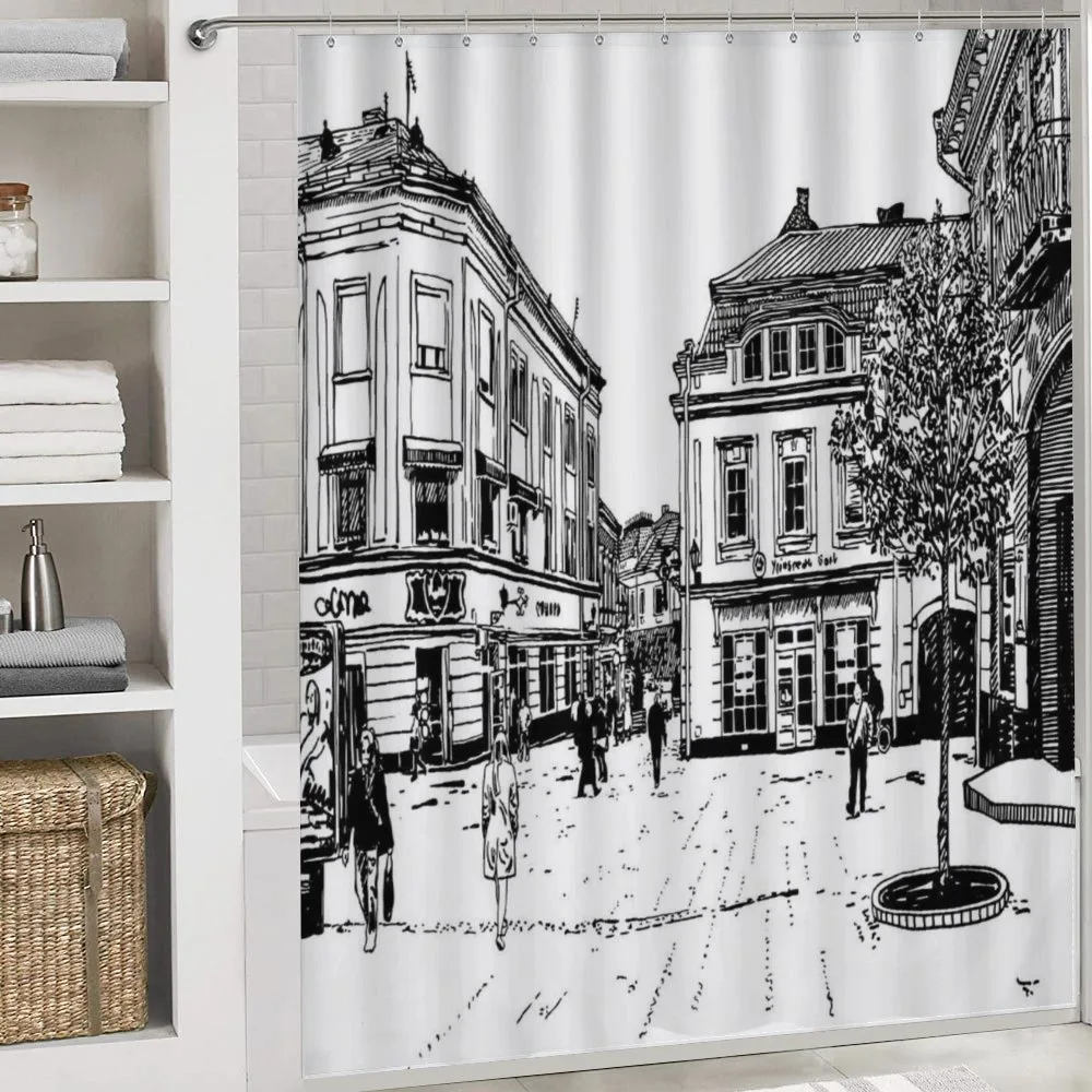 Retro Street Sketch Art — Detail 4