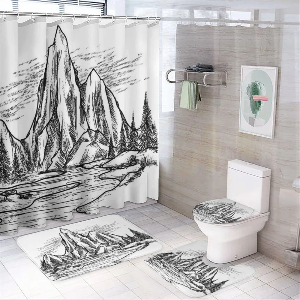 Sketchy Lake Trees — Your design