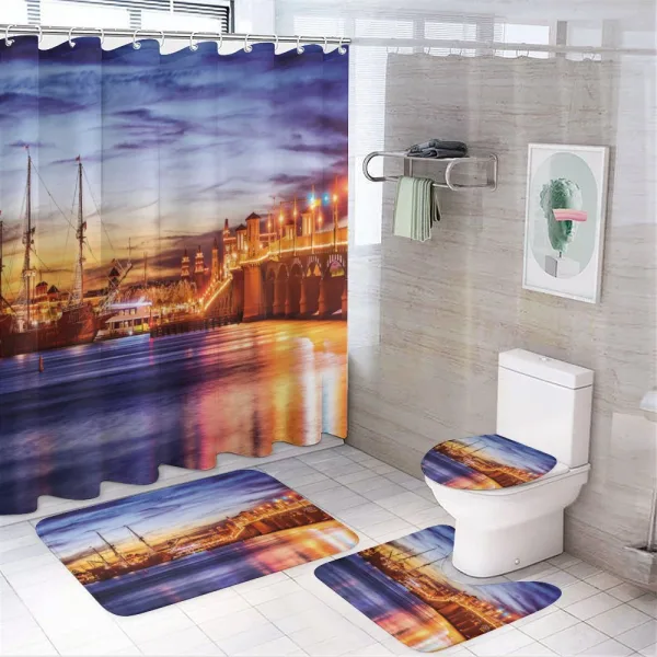 St. Augustine on a shower curtain