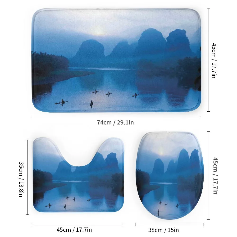 Sunrise Bamboo Raft China — Detail 1