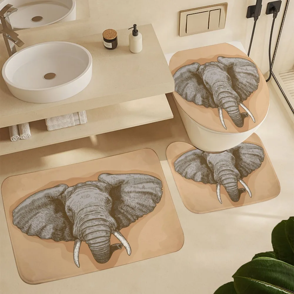Wild Retro Elephants — Detail 5
