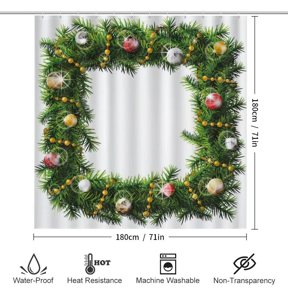 Winter Square Wreath — Detail 2