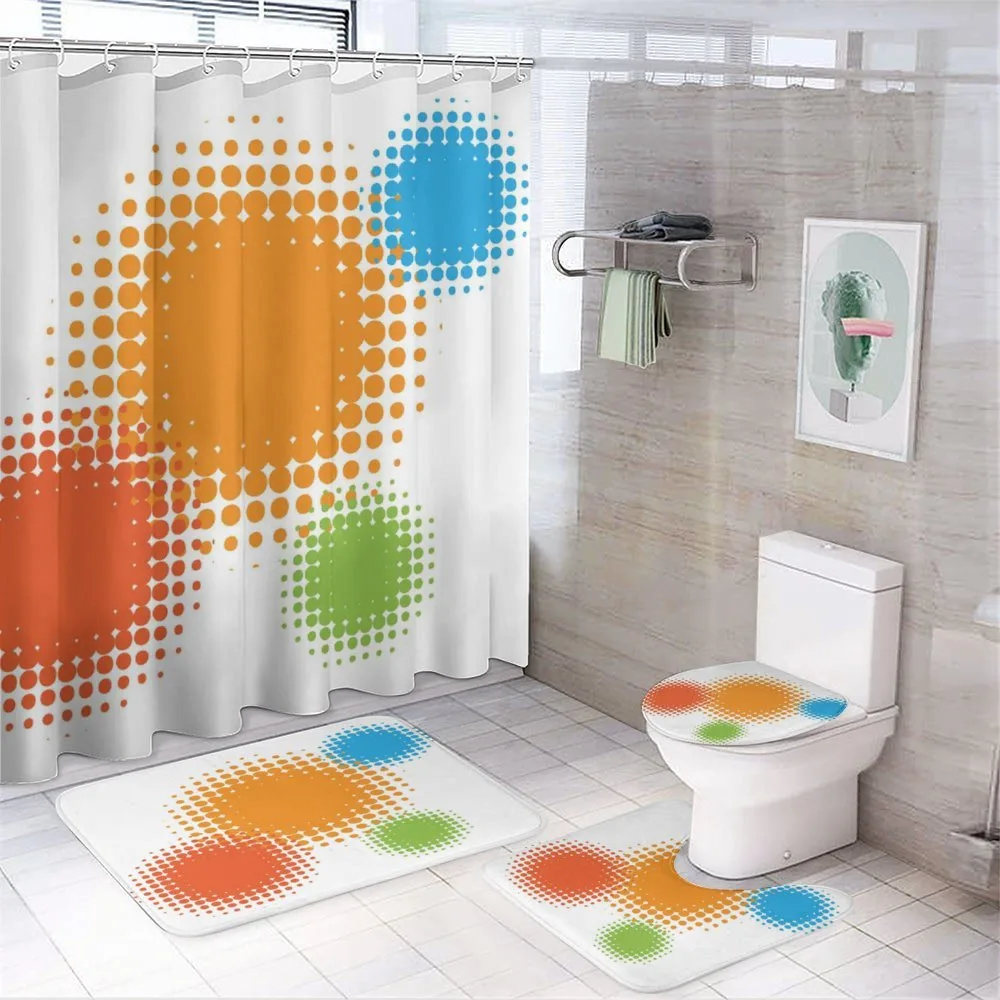 Colorful Half Tone Circles — Your design