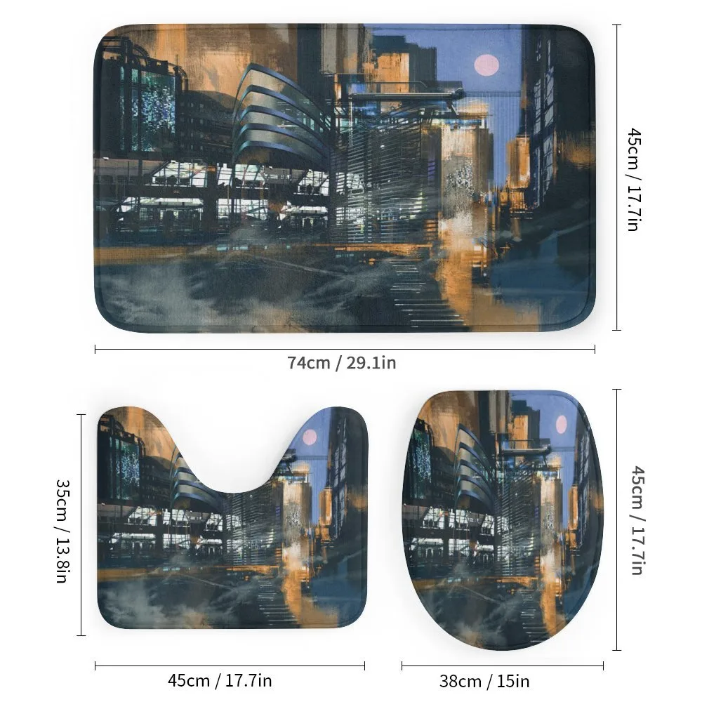 Cyberpunk Cityscape — Detail 1