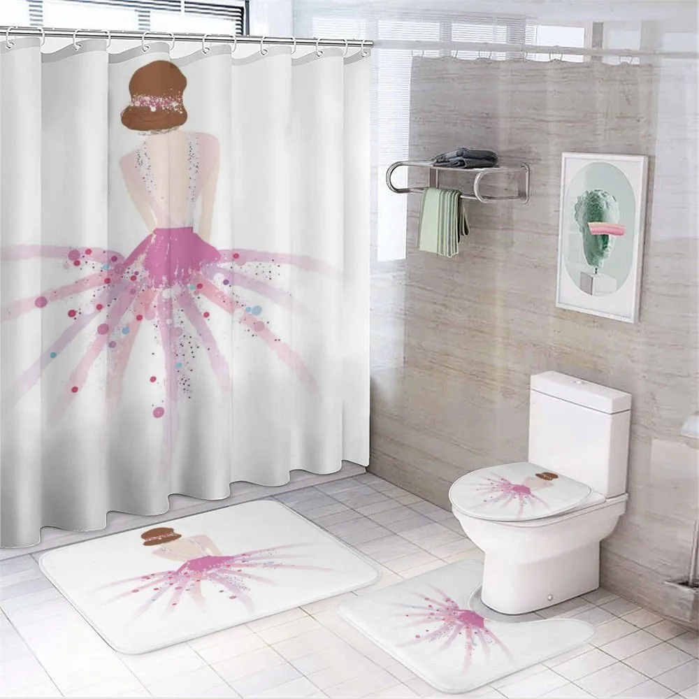 Glamour Model in Pink Dress — Your design