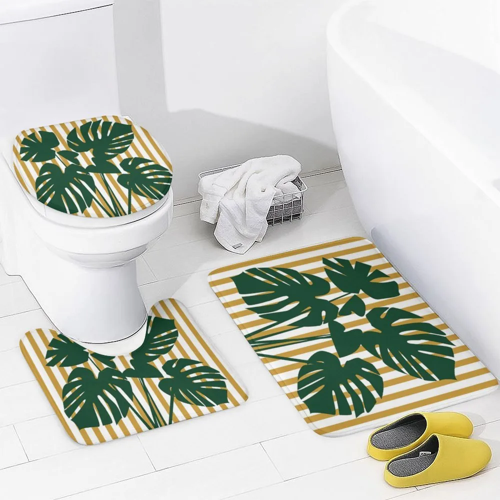 Hawaiian Monstera Stripes — Detail 3