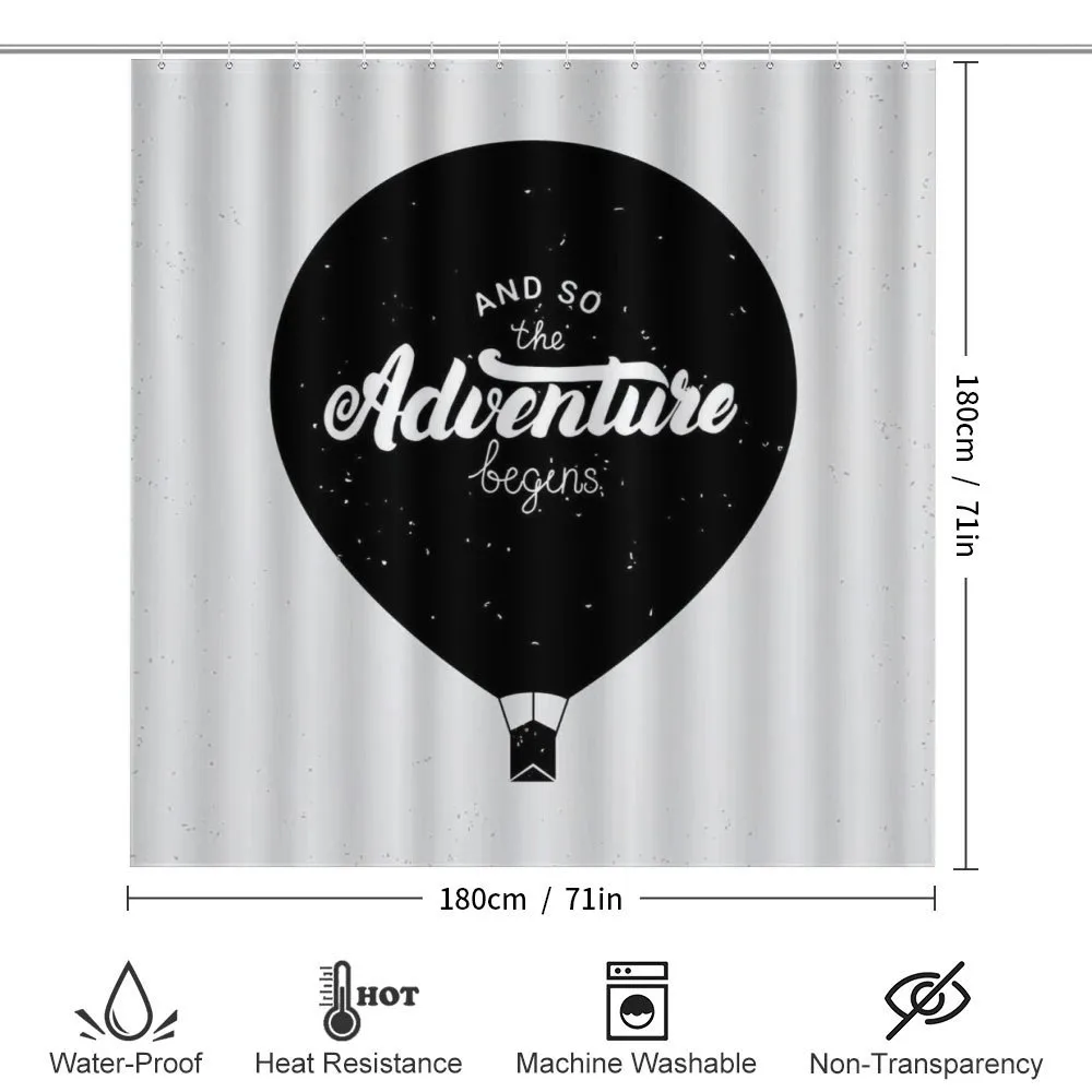 Hot Air Balloon with Phrase — Detail 2