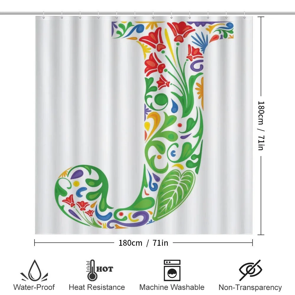 Initials Tropic Flower — Detail 2