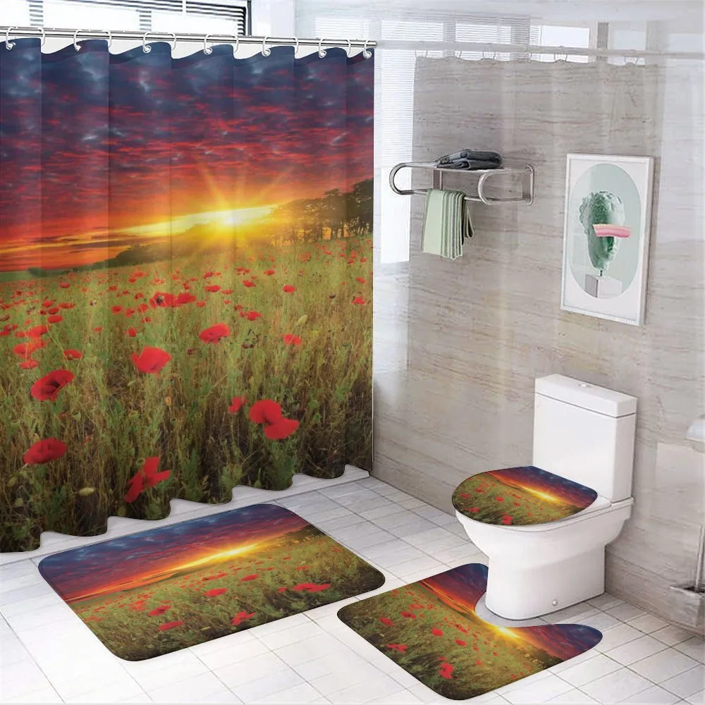 Meadow Poppies Sky — Your design