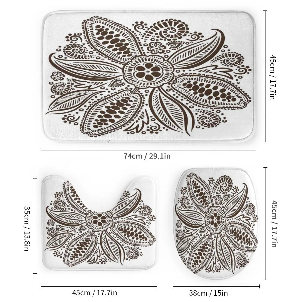 Ornamental Flower Motif Art — Detail 1
