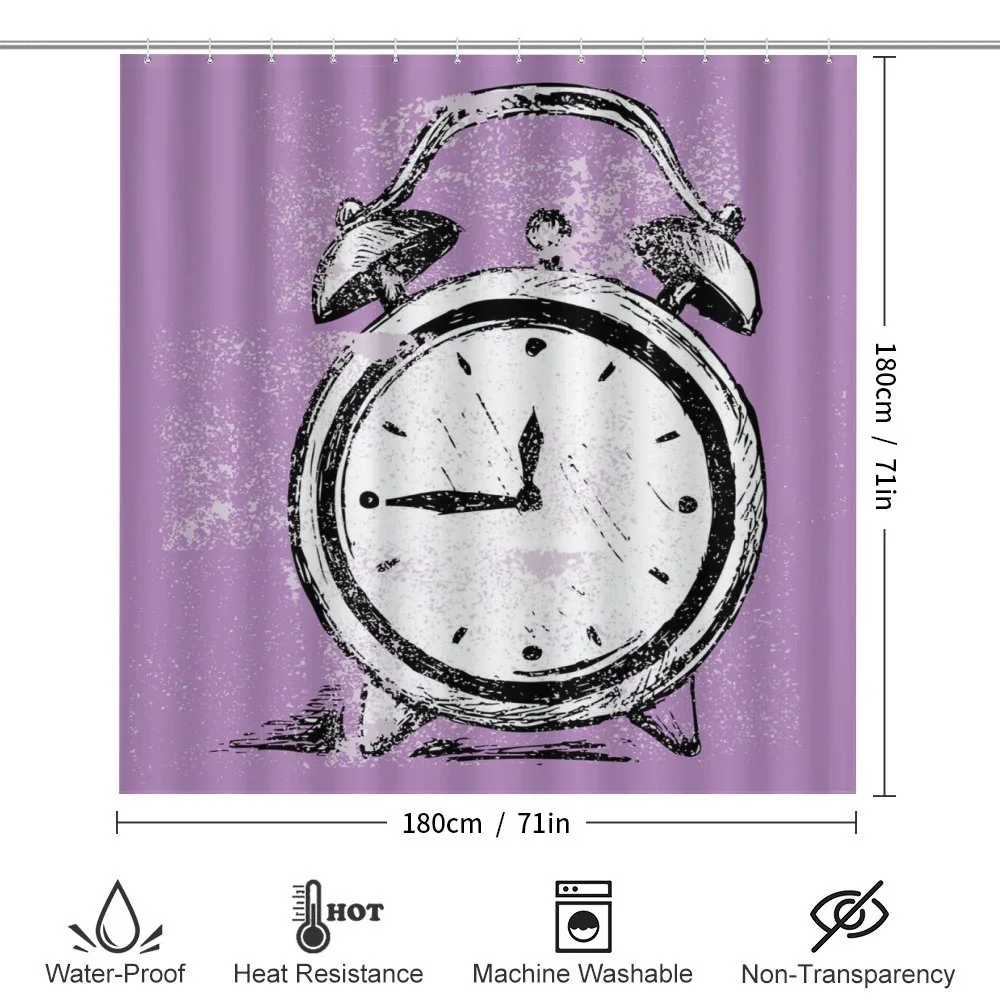 Retro Alarm Clock Grunge — Detail 2