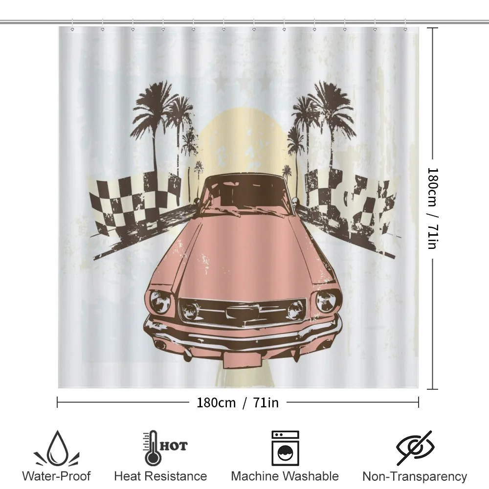 Retro Auto Sport Palms — Detail 2