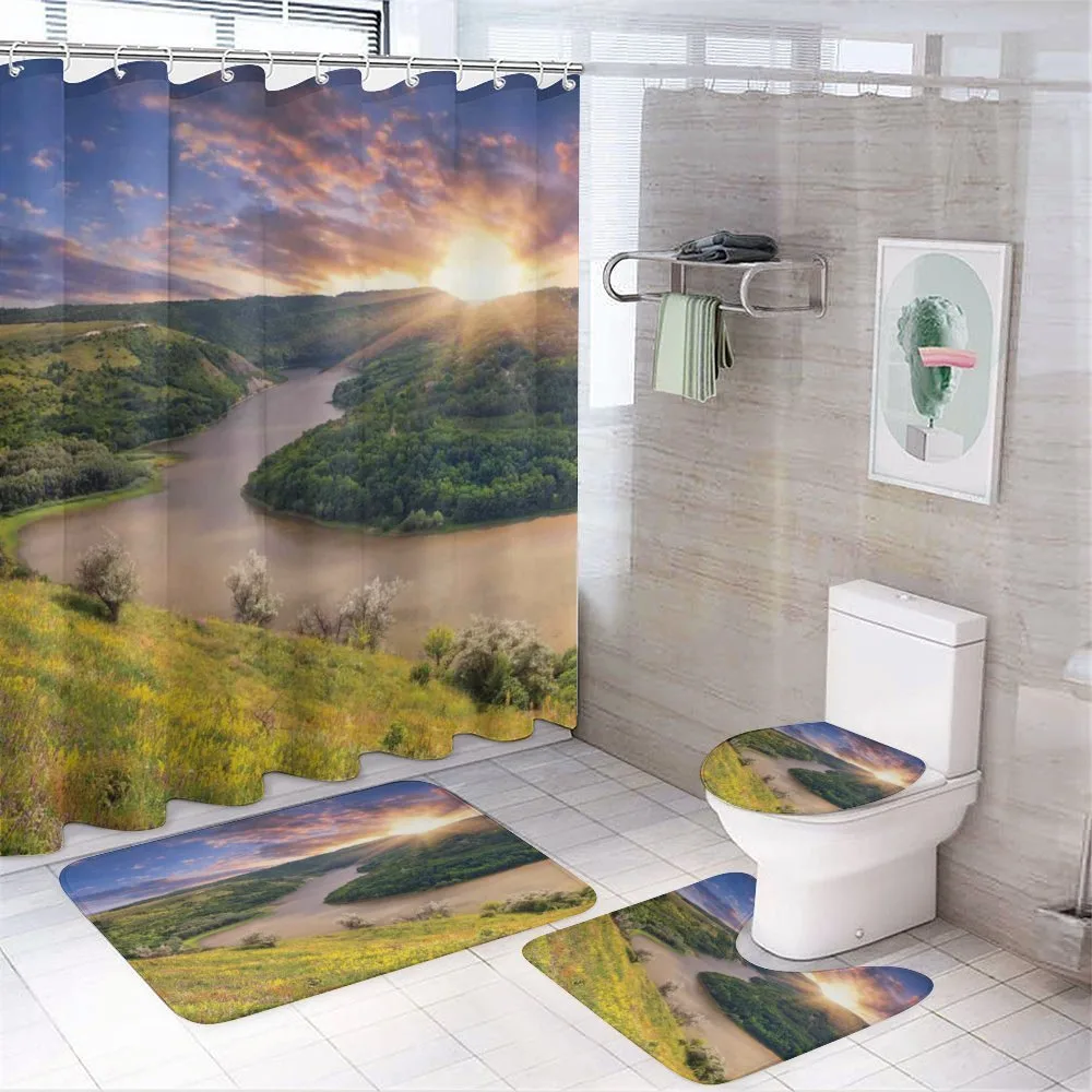 Rising Sun Calm River — Your design