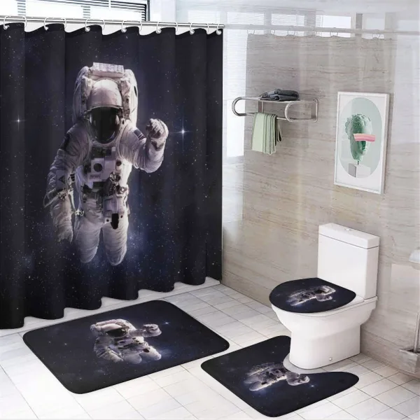 Stardust Nebula Space on a shower curtain