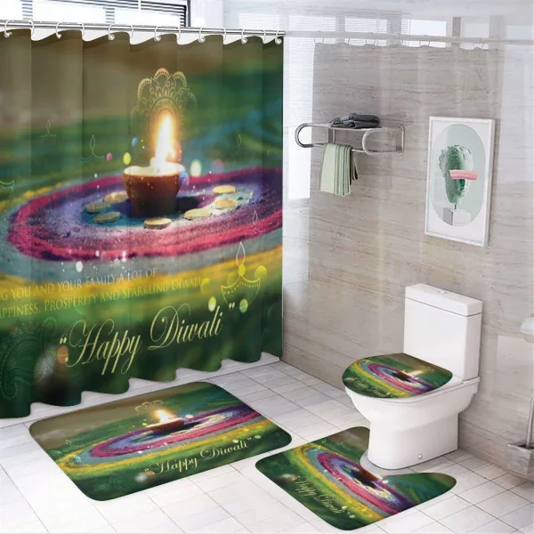 Wish on a shower curtain