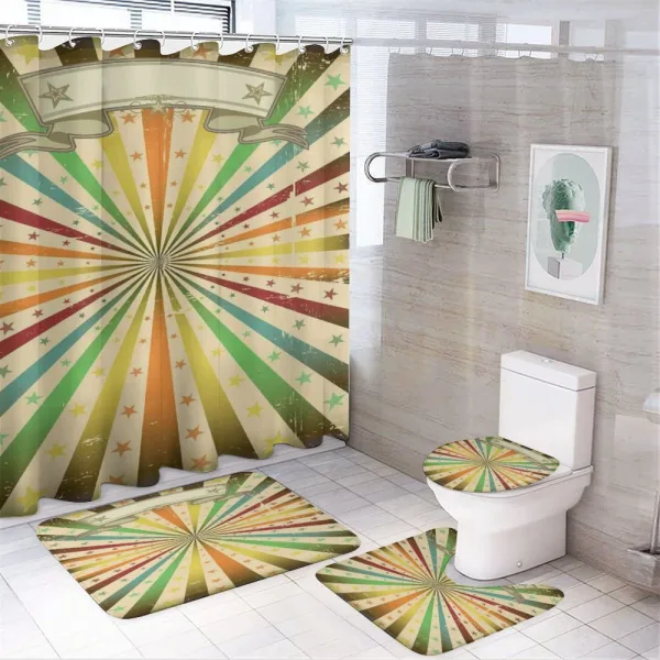 Carnival Theme on a shower curtain