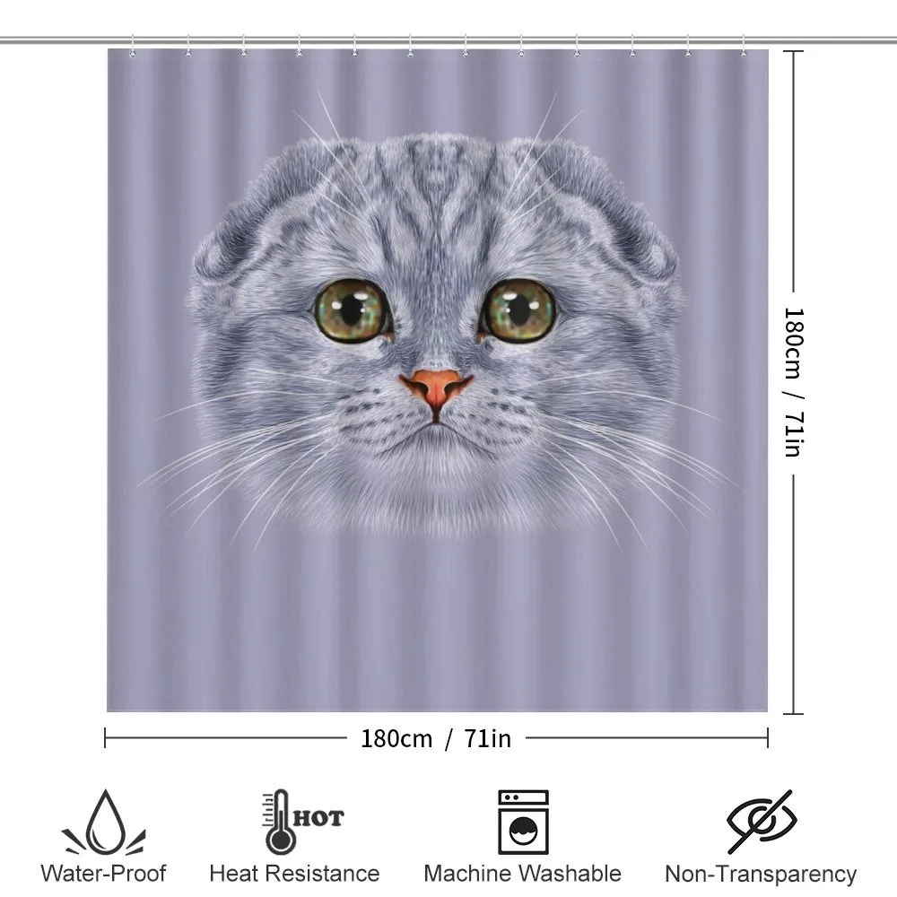 Cat with Green Eyes — Detail 2