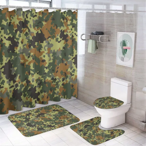 Classic Germany Pattern on a shower curtain