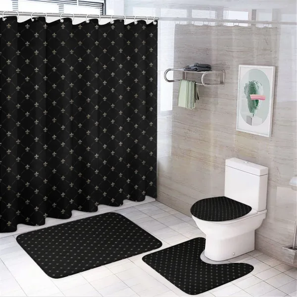 Classical Deco Royal on a shower curtain
