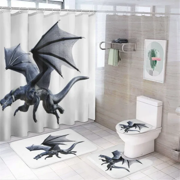 Creature Wings on a shower curtain