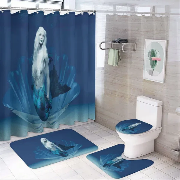 Fairy Tail Mermaid on a shower curtain
