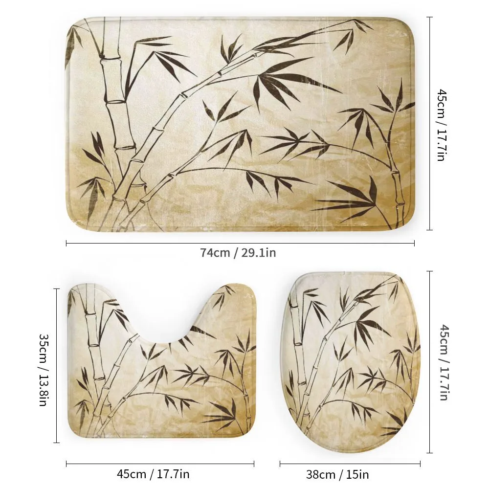 Gradient Bamboo Leaves — Detail 1