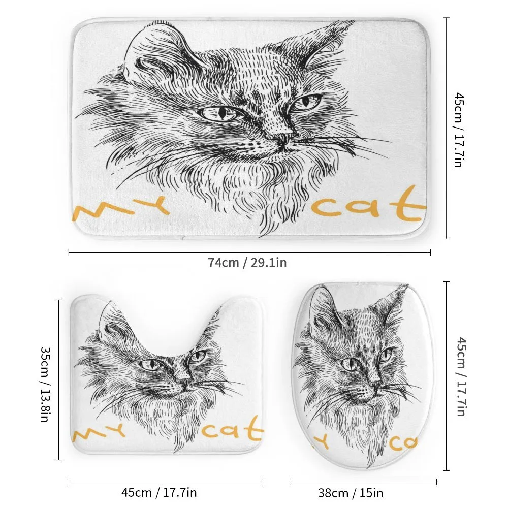 Hand Drawn Cat — Detail 1