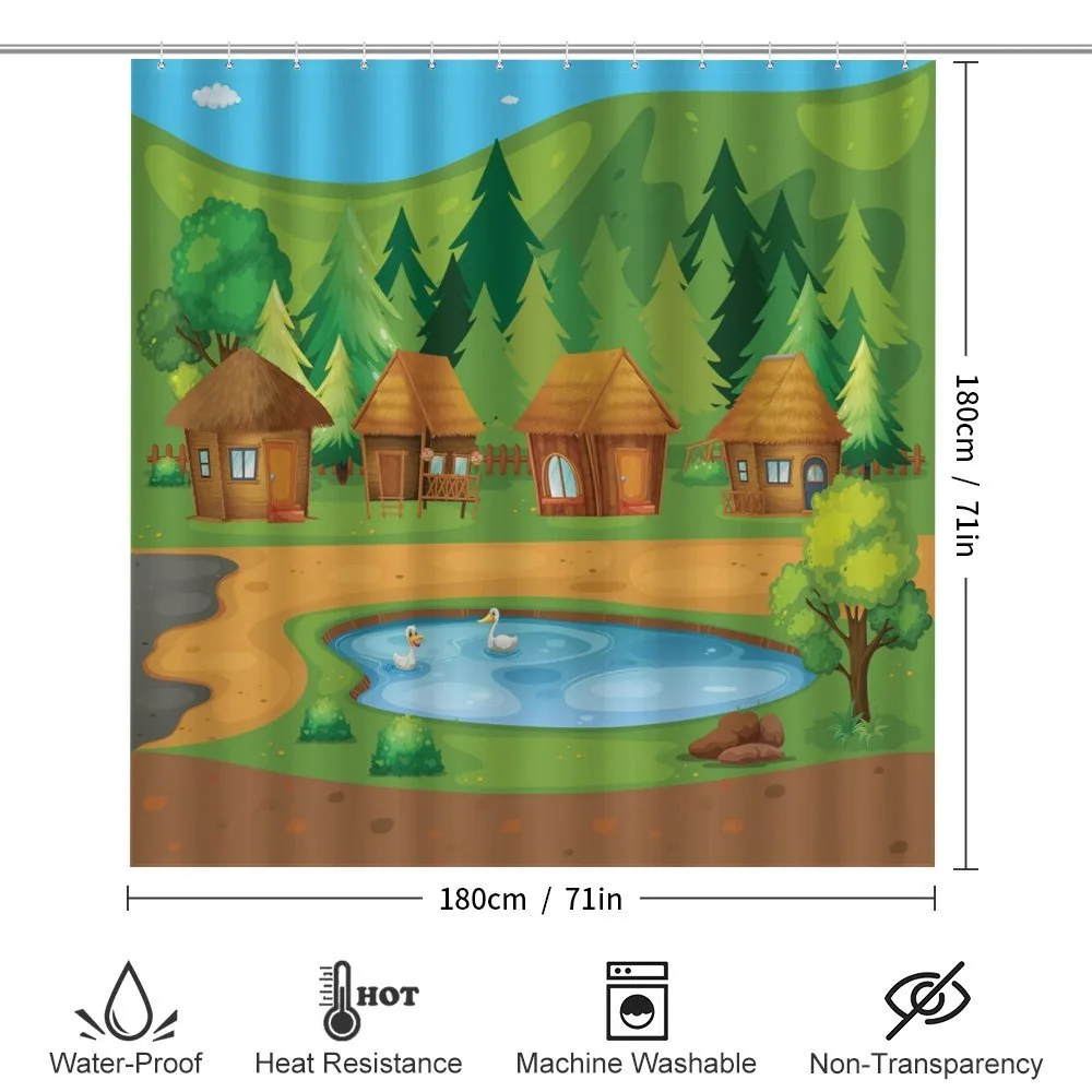 Huts Pond in Woods — Detail 2