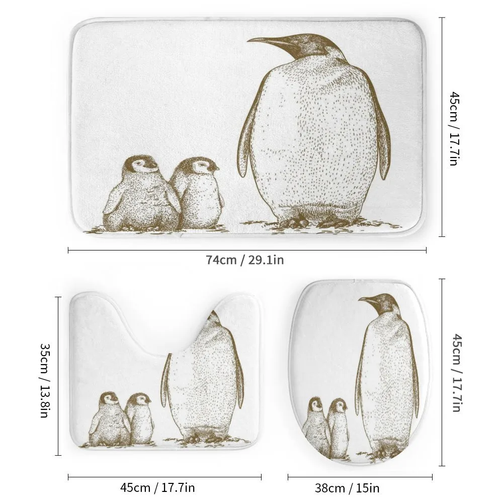 King and Baby Penguin — Detail 1
