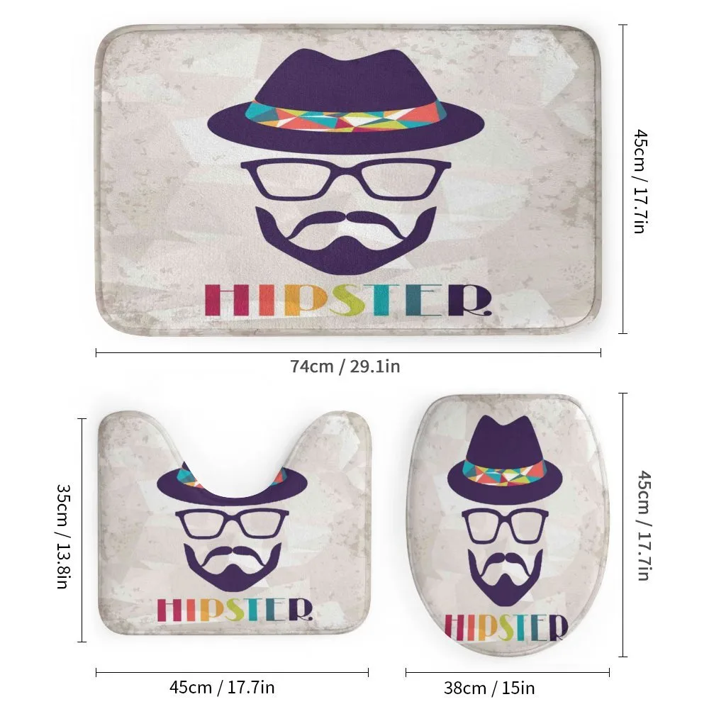Man Hat Glasses Beard — Detail 1