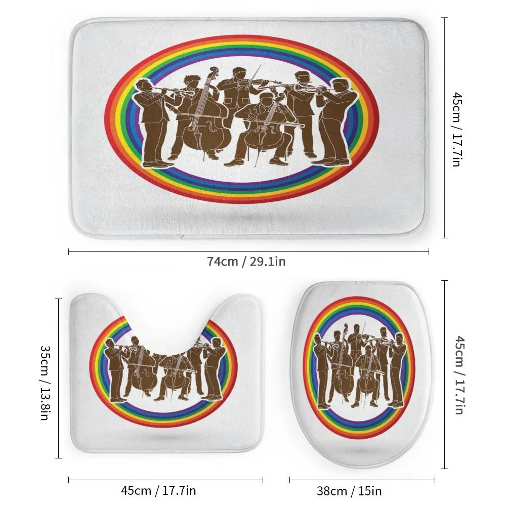 Musicians in Rainbow Circle — Detail 1