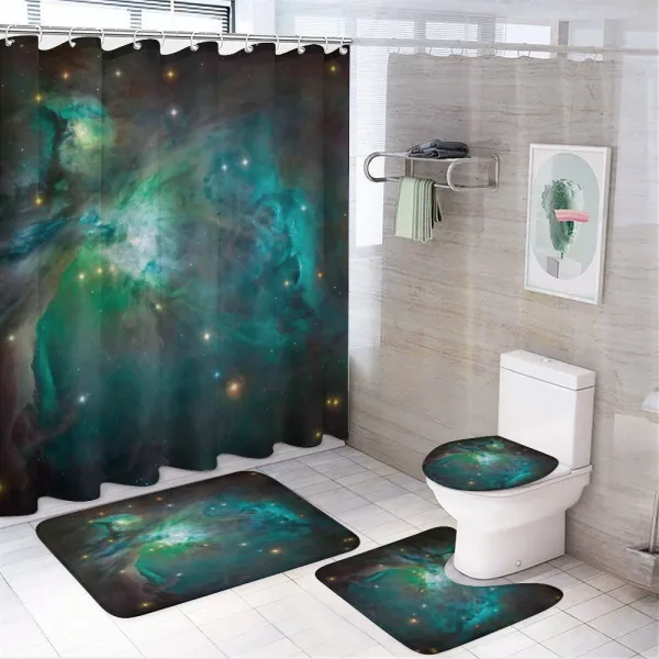 Nebula Star Dust Cloud on a shower curtain