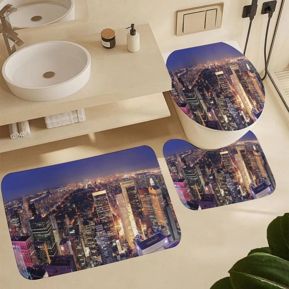 New York Panoramic Aerial Night — Detail 5