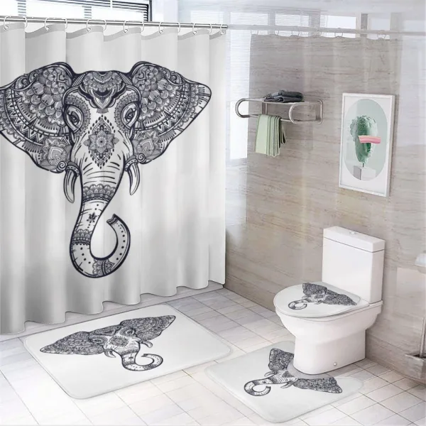 Paisley Animal on a shower curtain