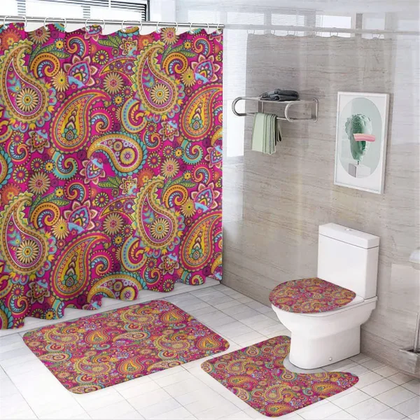 Paisley Eastern on a shower curtain