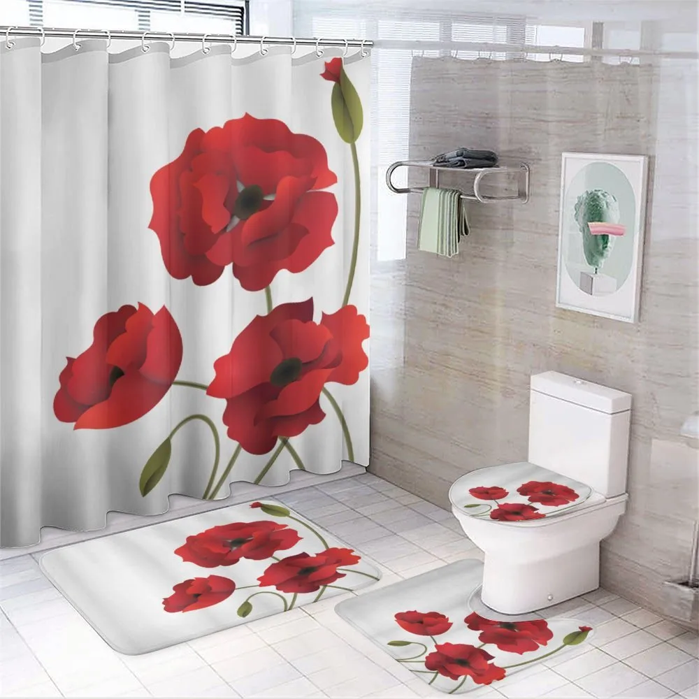 Poppy Flowers Pastoral Art — Your design