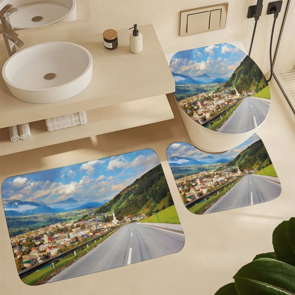Road Alps Small Town — Detail 5