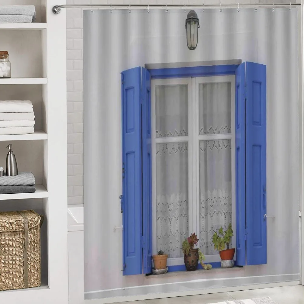 Shutters Flowers Window — Detail 4