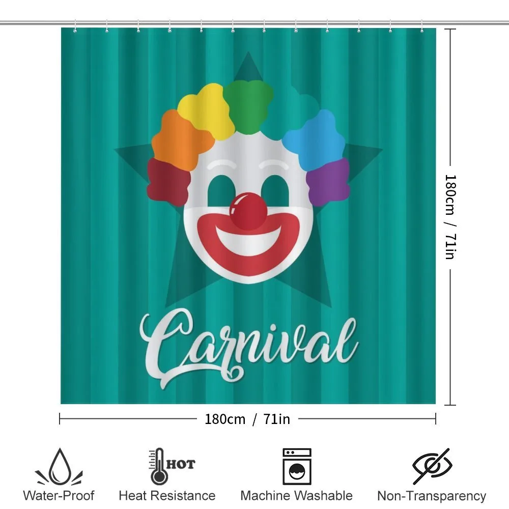 Typography with Clown Face — Detail 2