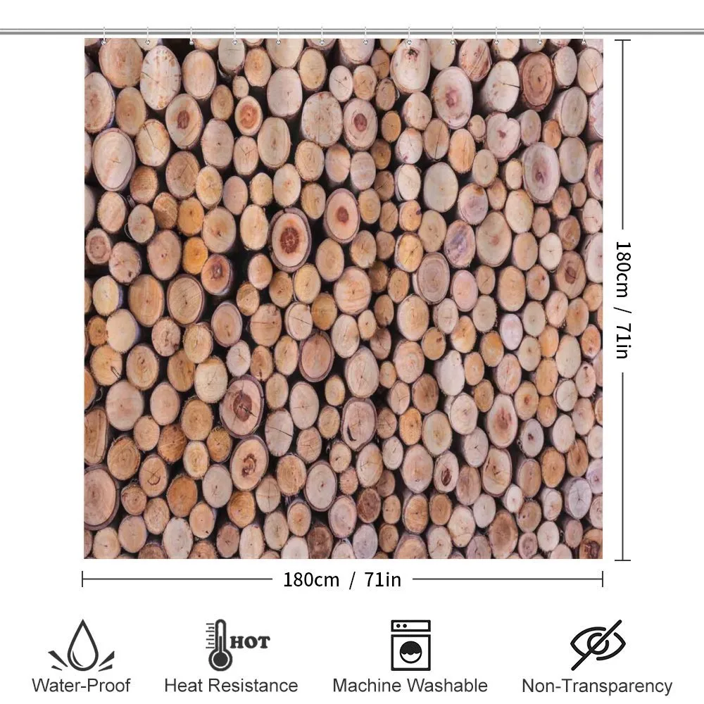 Wooden Lumber Tree Logs — Detail 2