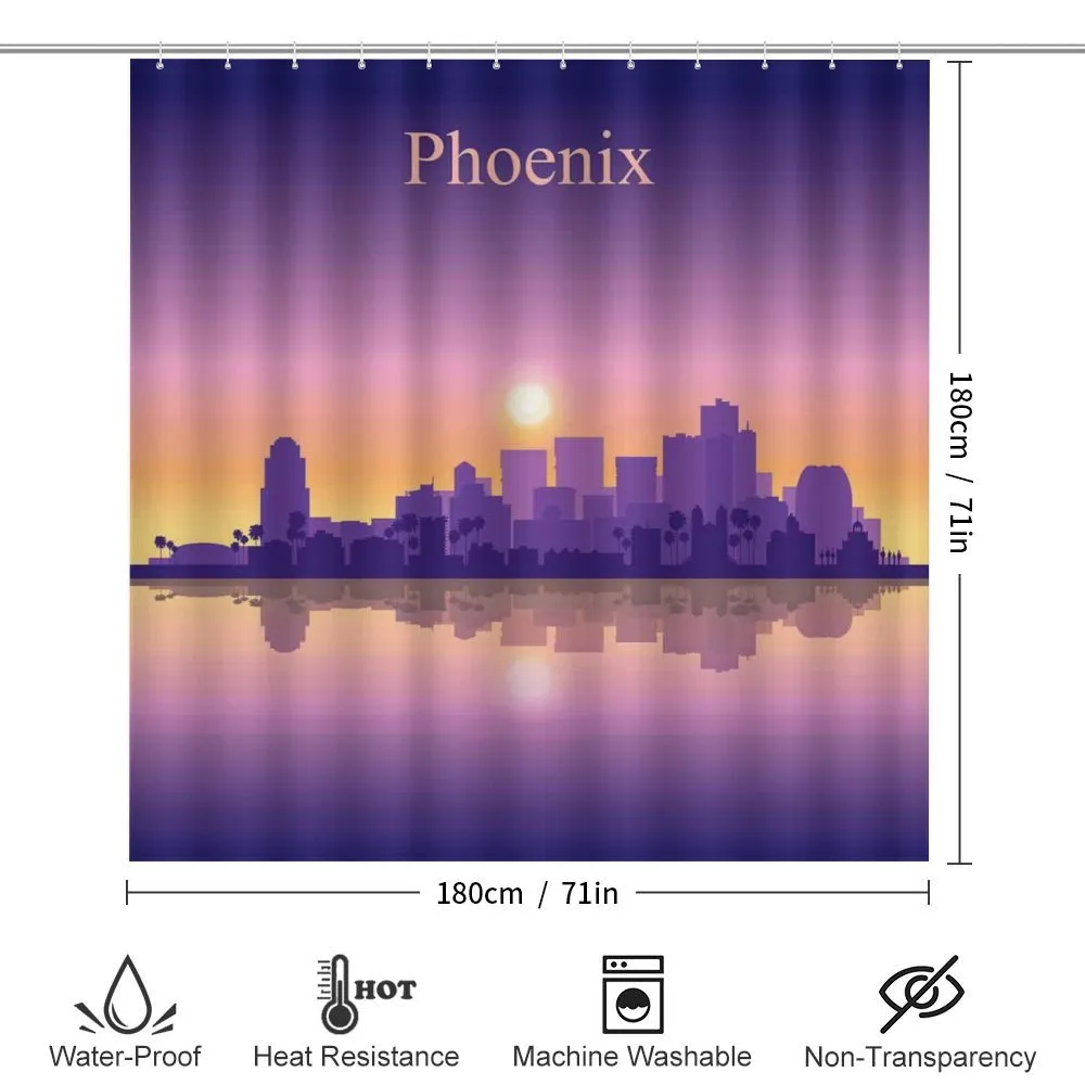 American City Skyline Dawn — Detail 2