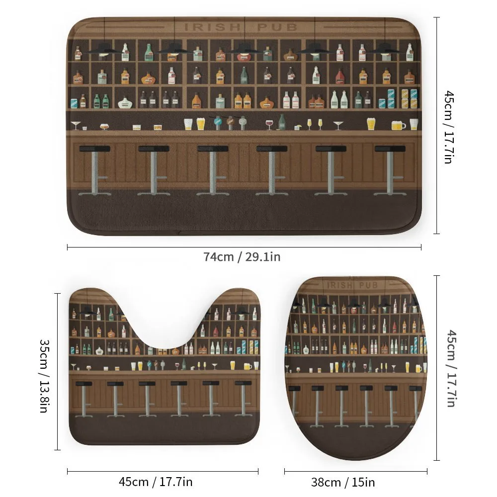 Bar Stools and Bottles — Detail 1