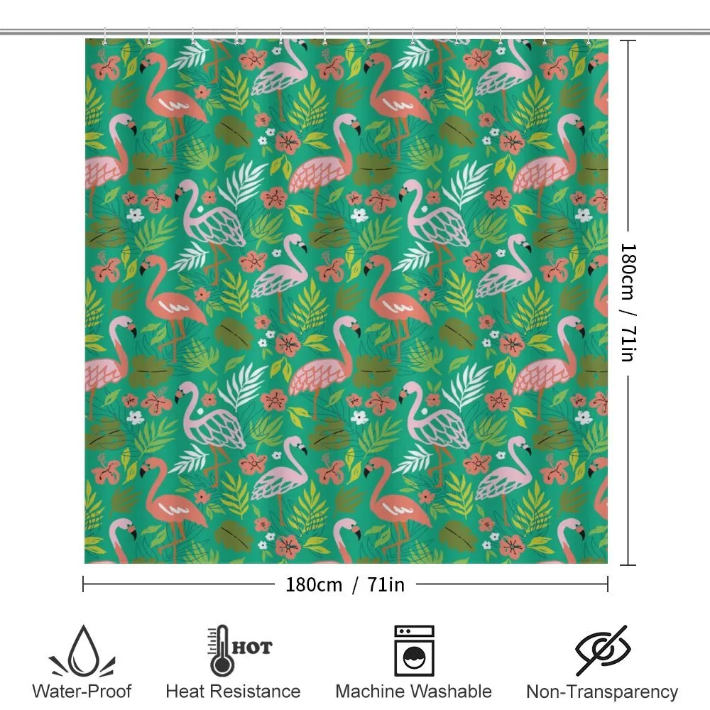 Caribbean Botany Flamingos — Detail 2