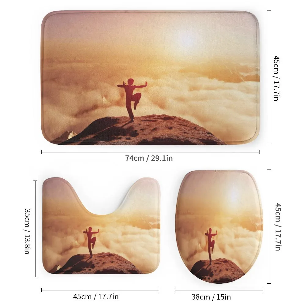 Karate Posed Man at Sunset — Detail 1
