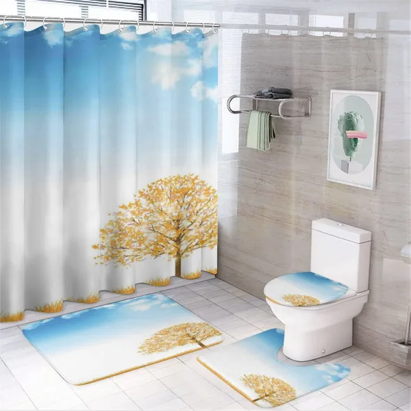 Pastoral Maple Tree on a shower curtain