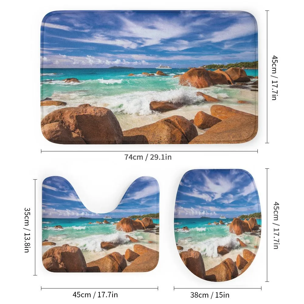Rocky Coast Seychelles — Detail 1